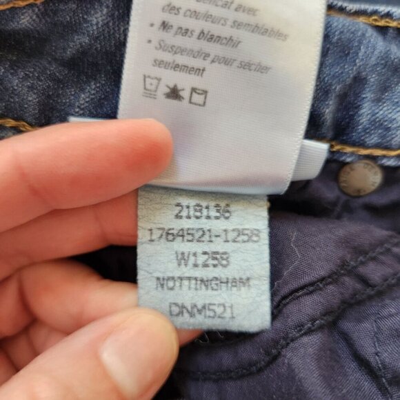 Paige Verdugo Ankle Dark Wash Skinny Jeans Stretchy Nottingham Women's 27 - Picture 10 of 10